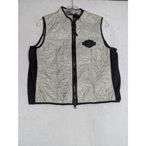 Women's Harley-Davidson Evaporative (Hydration) Vest Quilted M Gray Black